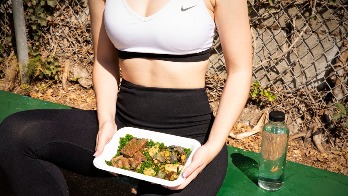 Prepared this high protein steak + veggies dish. Great after-workout fuel.